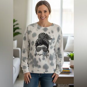 Mom Life Tie Dye Sweatshirt